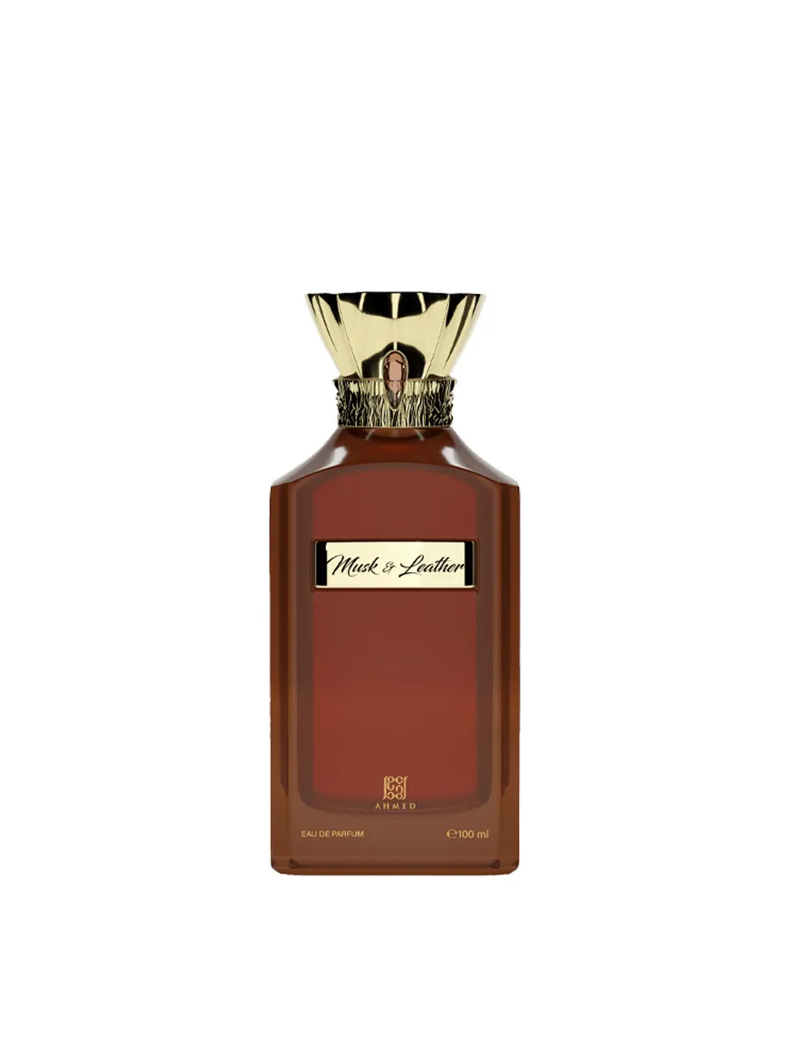 Ahmed Al Maghribi Musk & Leather parfüm şişesi