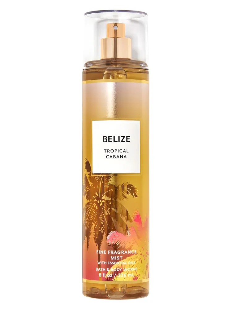 Bath & Body Works Belize Tropical Cabana parfüm şişesi
