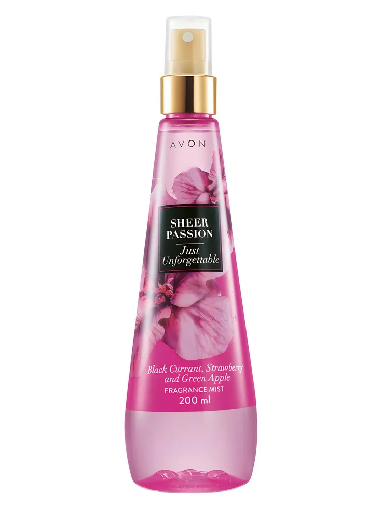 Avon Sheer Passion Just Unforgettable parfüm şişesi