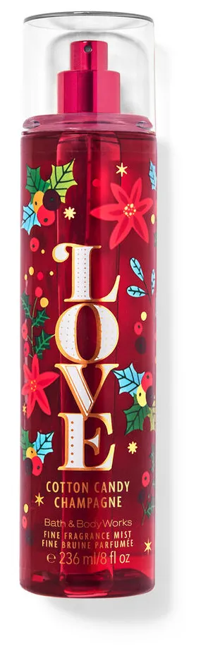 Bath & Body Works Love Cotton Candy Champagne parfüm şişesi