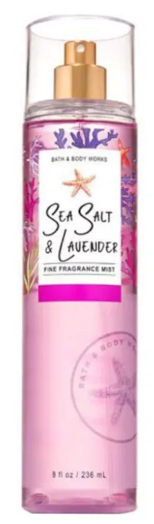 Bath & Body Works Sea Salt & Lavender parfüm şişesi