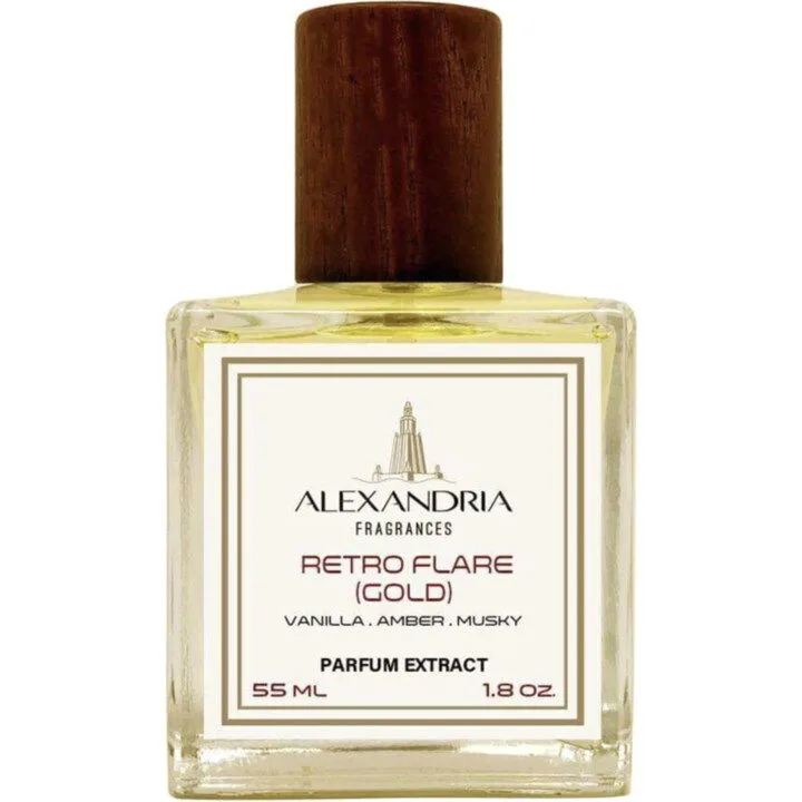 Alexandria Fragrances Retro Flare (gold) parfüm şişesi