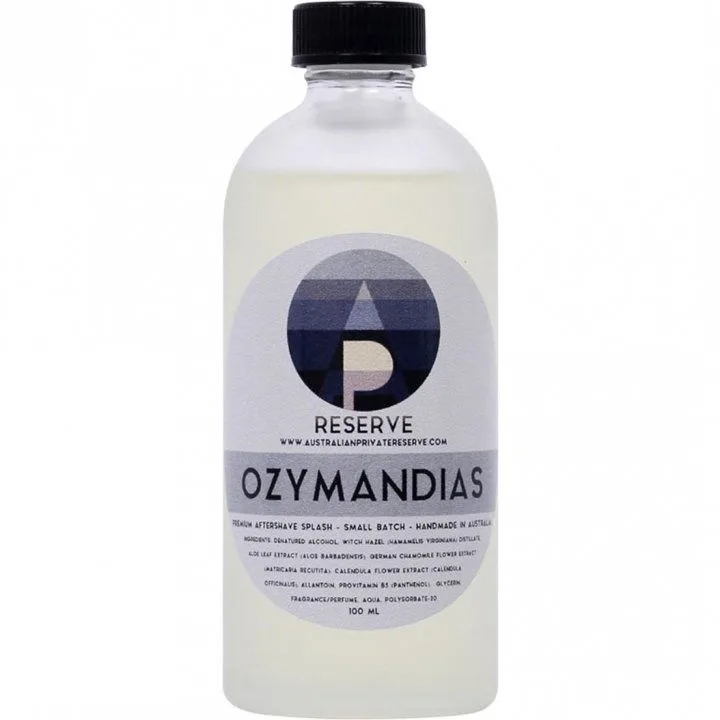 Australian Private Reserve Ozymandias Australian Private Reserve Aftershave parfüm şişesi