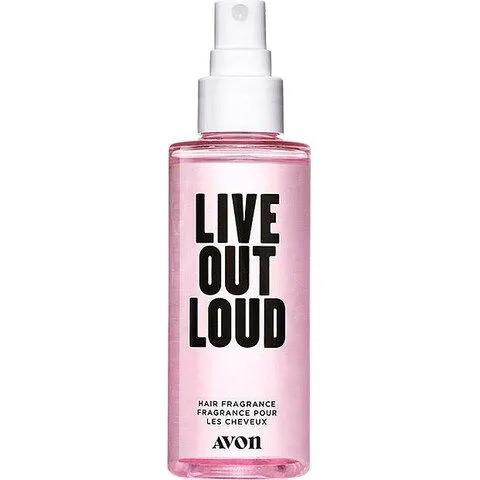 Avon Live Out Loud Avon Hair Fragrance parfüm şişesi