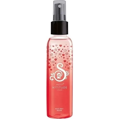 Avon Secret Attitude Crush Secret Fantasy Crush Avon Body Mist parfüm şişesi