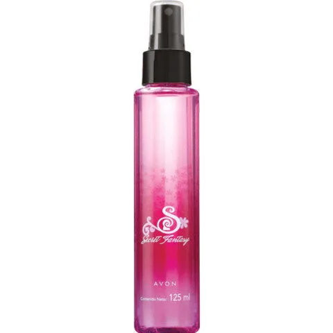 Avon Secret Fantasy Avon Body Mist parfüm şişesi