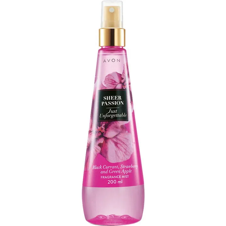 Avon Sheer Passion Just Unforgettable parfüm şişesi