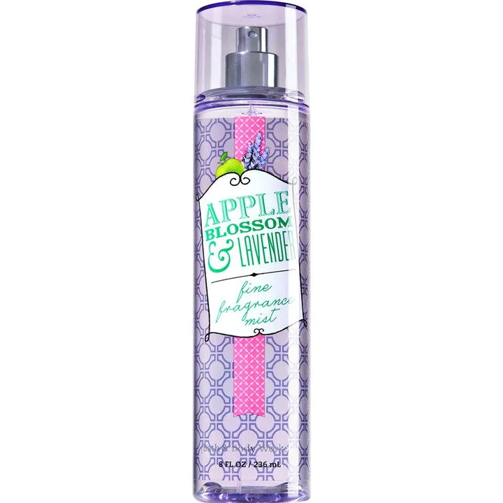 Bath & Body Works Apple Blossom & Lavender parfüm şişesi