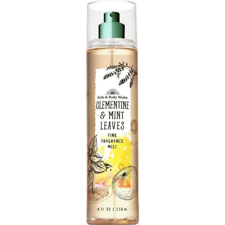 Bath & Body Works Clementine & Mint Leaves parfüm şişesi
