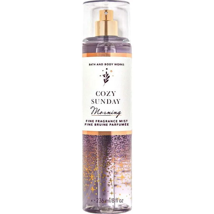 Bath & Body Works Cozy Sunday Morning parfüm şişesi