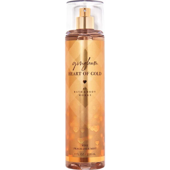 Bath & Body Works Gingham Heart Of Gold parfüm şişesi