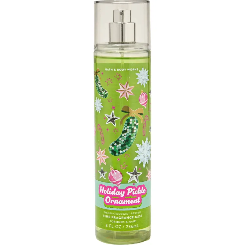 Bath & Body Works Holiday Pickle Ornament parfüm şişesi