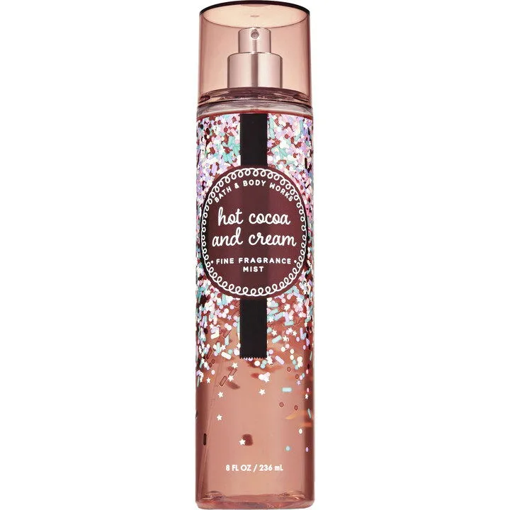 Bath & Body Works Hot Cocoa & Cream parfüm şişesi