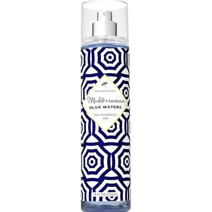 Bath & Body Works Mediterranean Blue Waters parfüm şişesi