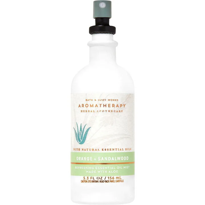Bath & Body Works Orange + Sandalwood parfüm şişesi
