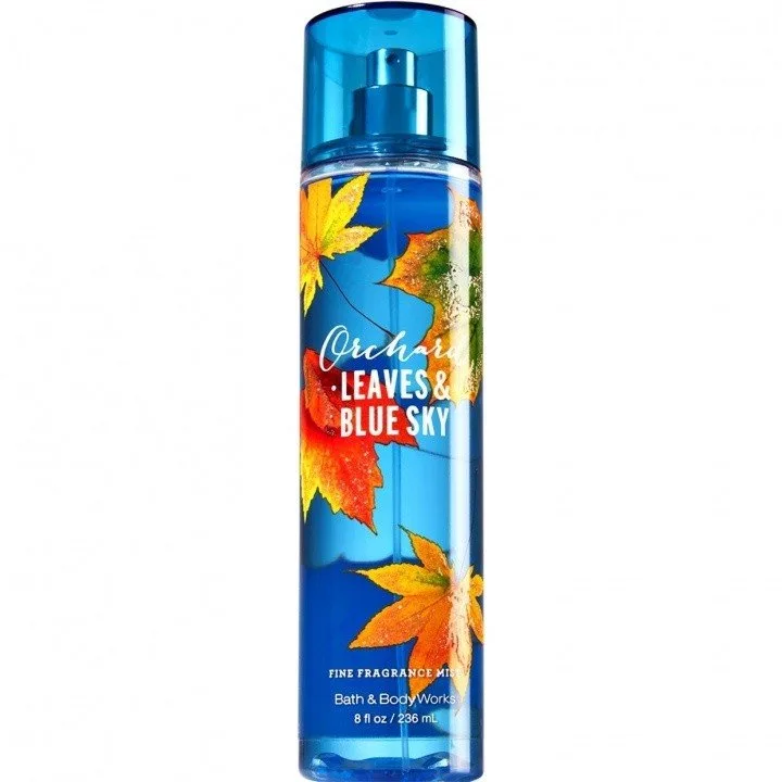 Bath & Body Works Orchard Leaves & Blue Sky parfüm şişesi