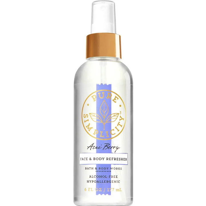 Bath & Body Works Pure Simplicity Acai Berry parfüm şişesi