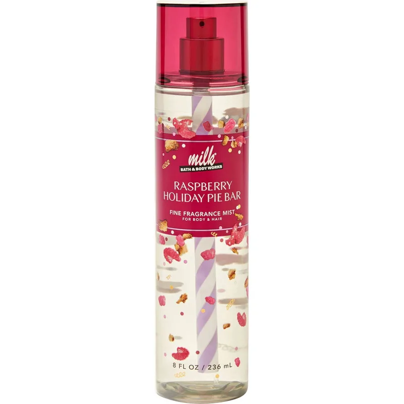 Bath & Body Works Raspberry Holiday Pie Bar parfüm şişesi