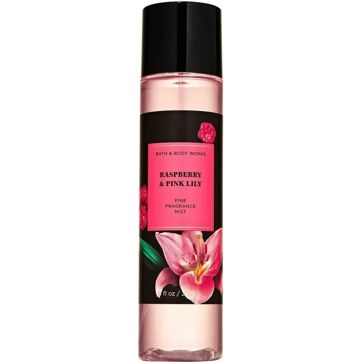 Bath & Body Works Raspberry & Pink Lily parfüm şişesi