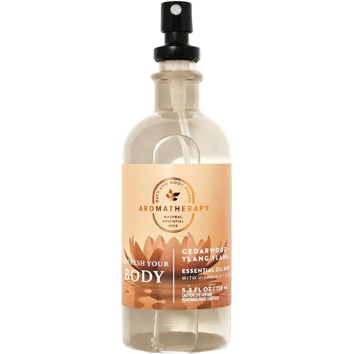 Bath & Body Works Refresh Your Body Cedarwood + Ylang Ylang parfüm şişesi