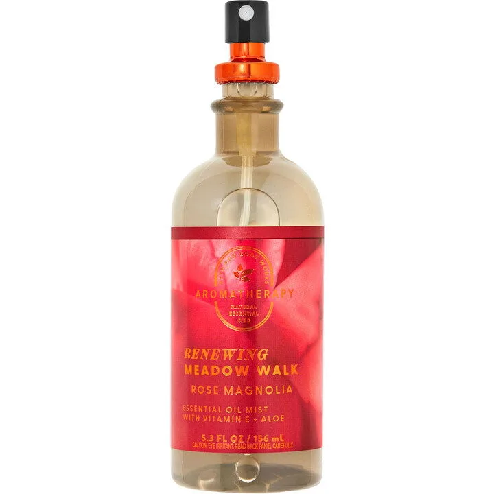 Bath & Body Works Renewing Meadow Walk Rose Magnolia parfüm şişesi