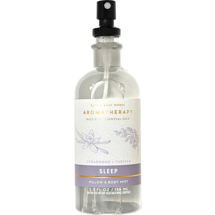 Bath & Body Works Sleep Cedarwood + Vanilla parfüm şişesi