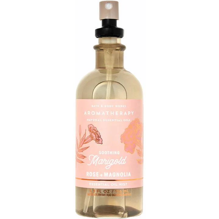 Bath & Body Works Soothing Marigold Rose + Magnolia parfüm şişesi