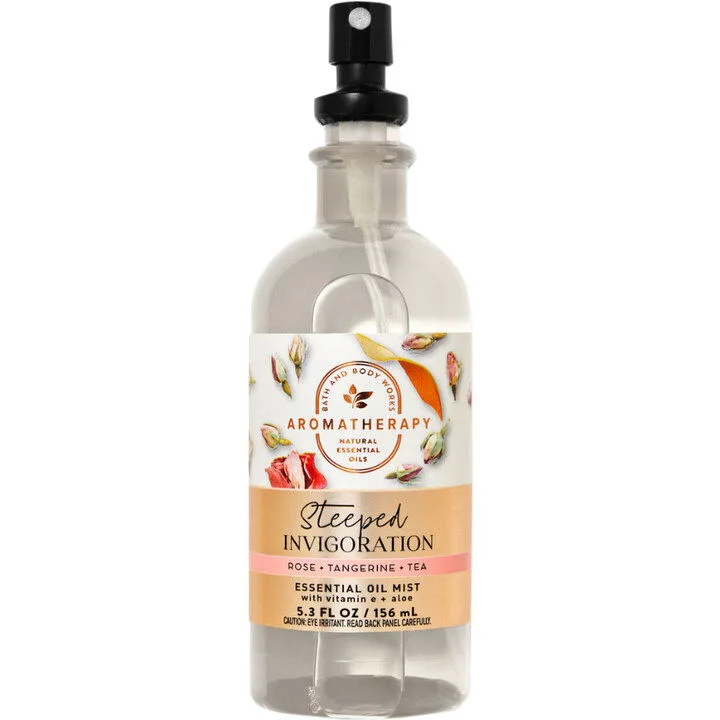 Bath & Body Works Steeped Invigoration Rose + Tangerine + Tea parfüm şişesi