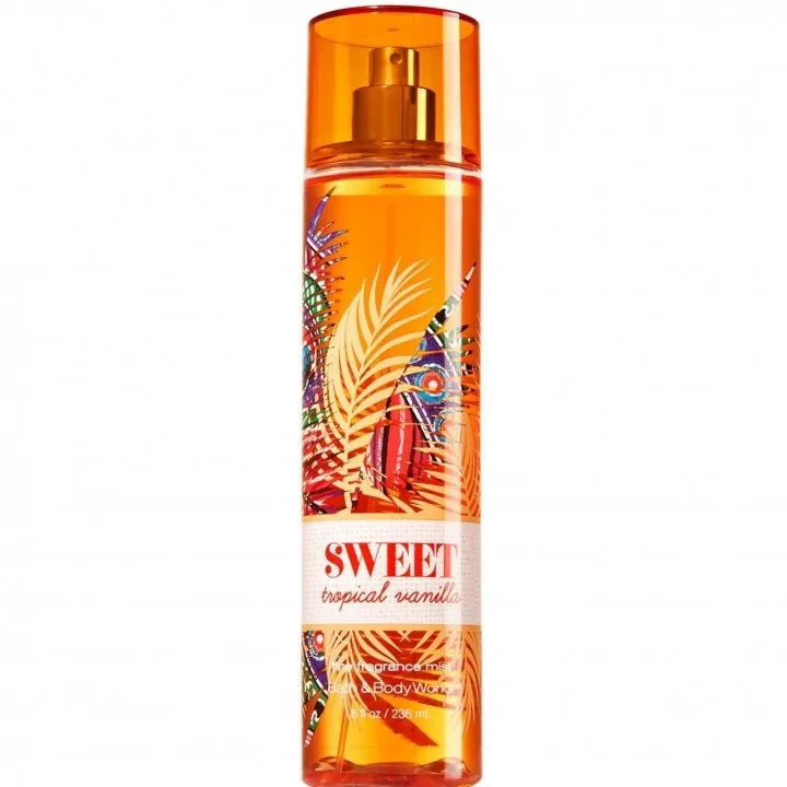 Bath & Body Works Sweet Tropical Vanilla parfüm şişesi