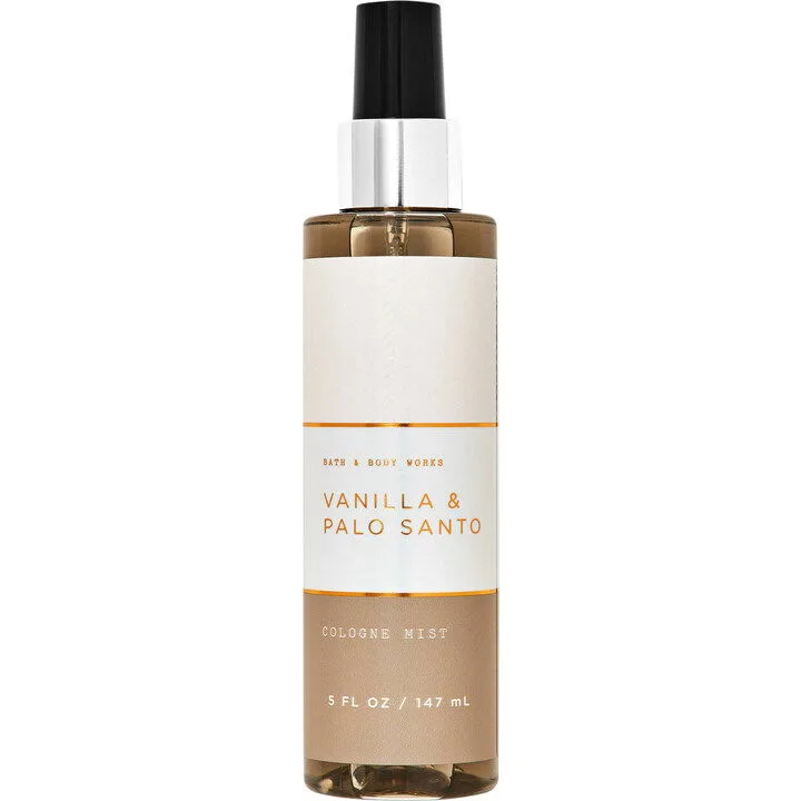 Bath & Body Works Vanilla & Palo Santo parfüm şişesi