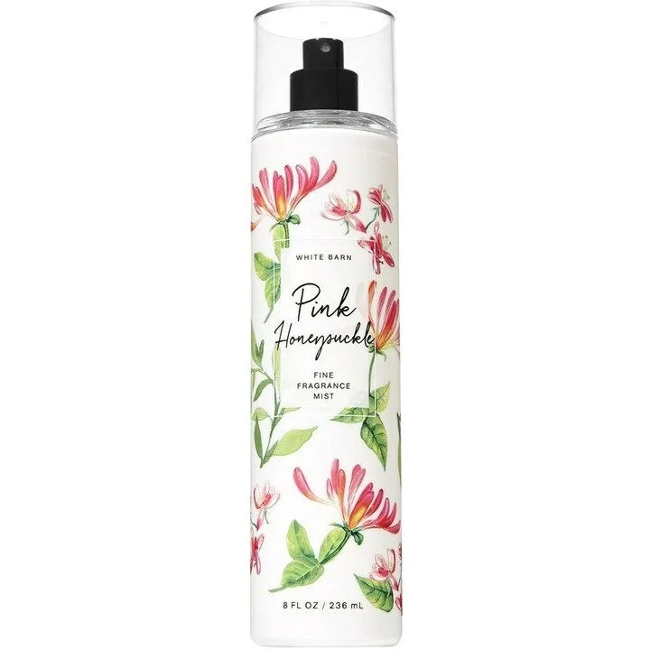 Bath & Body Works White Barn Pink Honeysuckle parfüm şişesi