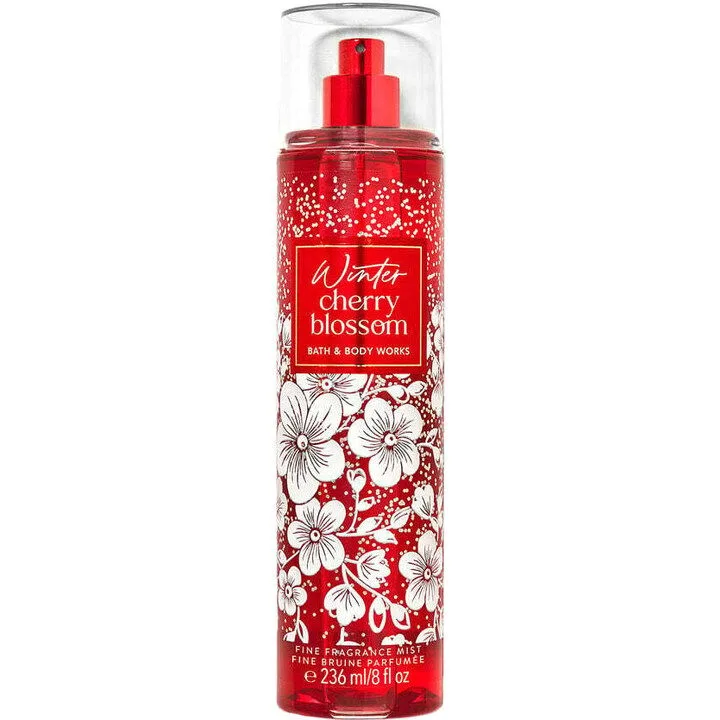 Bath & Body Works Winter Cherry Blossom parfüm şişesi