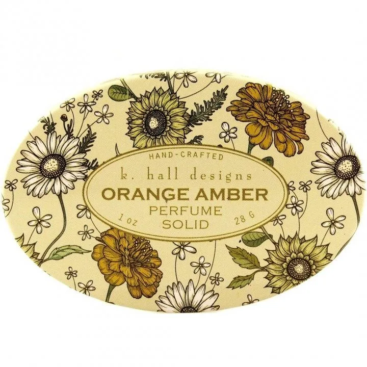 Orange Amber K. Hall Designs Solid Perfume