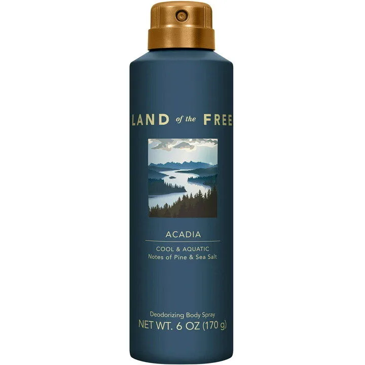 Acadia Land of the Free Body Spray