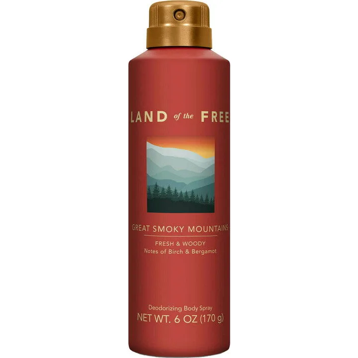Great Smoky Mountains Land of the Free Body Spray