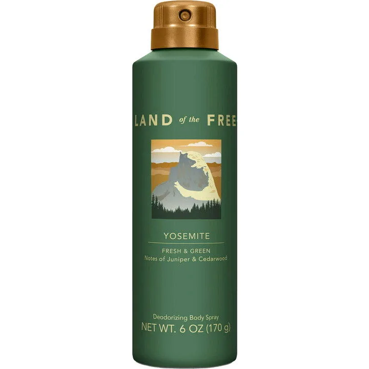 Yosemite Land of the Free Body Spray
