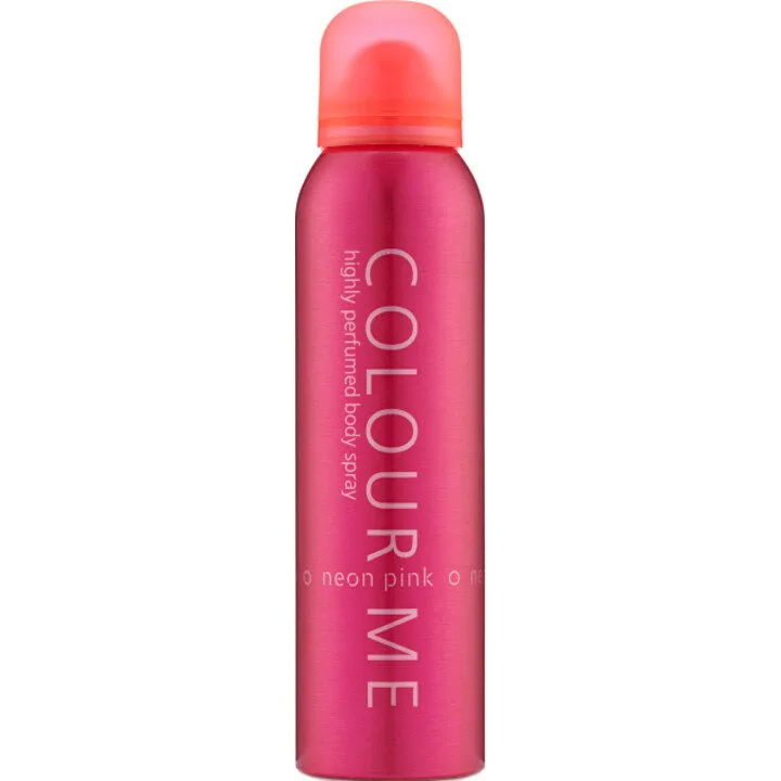 Colour Me Neon Pink Milton-Lloyd Body Spray