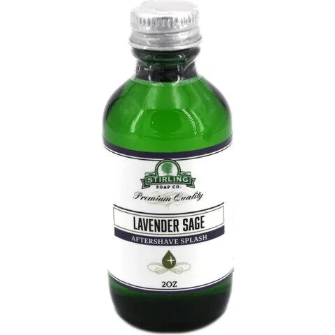 Stirling Soap Lavender Sage Stirling Soap Aftershave parfüm şişesi