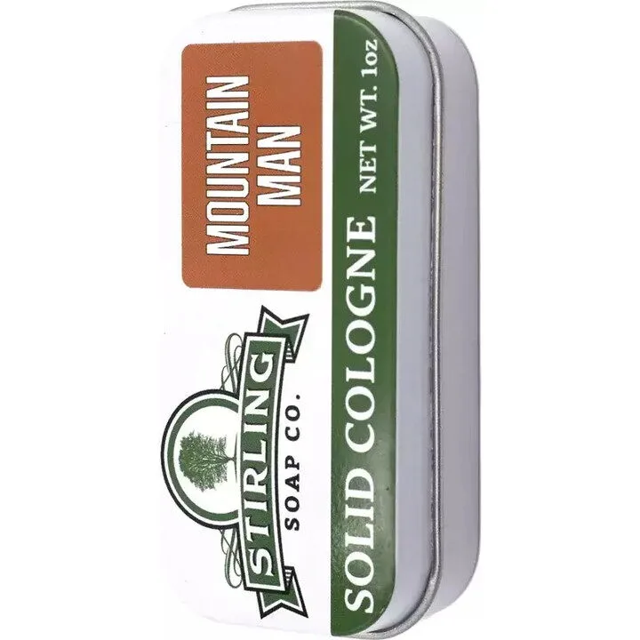 Mountain Man Stirling Soap Solid Cologne