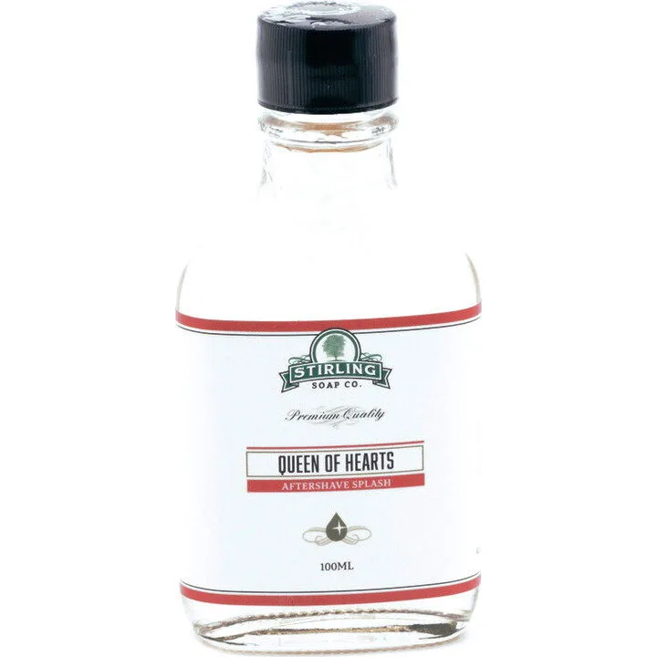 Queen of Hearts Stirling Soap Aftershave