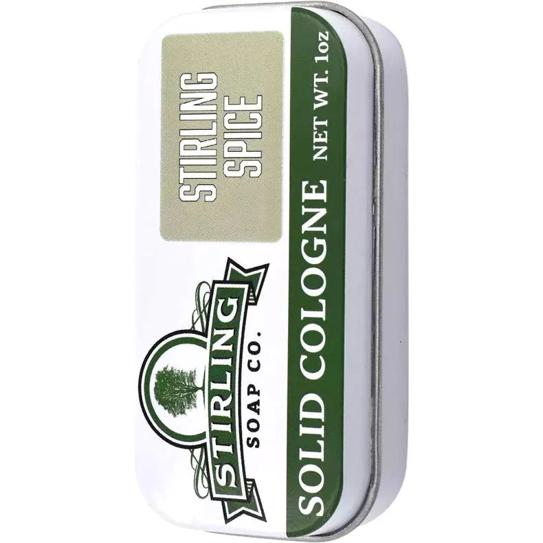 Stirling Soap Stirling Spice Stirling Soap Solid Cologne parfüm şişesi