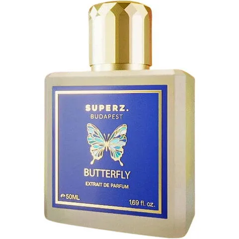 Superz. Butterfly parfüm şişesi