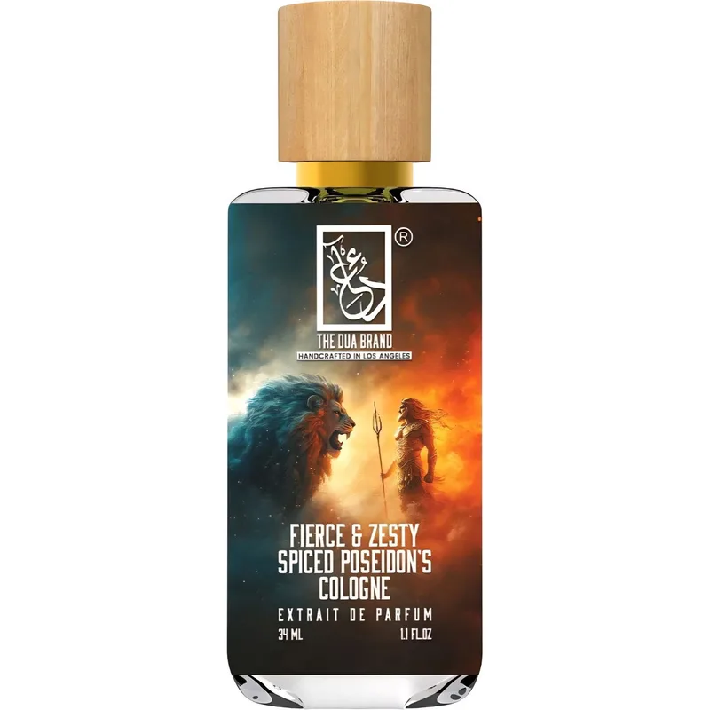 The Dua Brand Fierce & Zesty Spiced Poseidon's Cologne parfüm şişesi