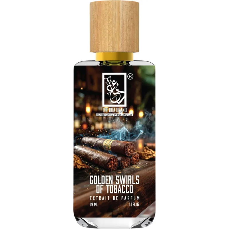 The Dua Brand Golden Swirls Of Tobacco parfüm şişesi