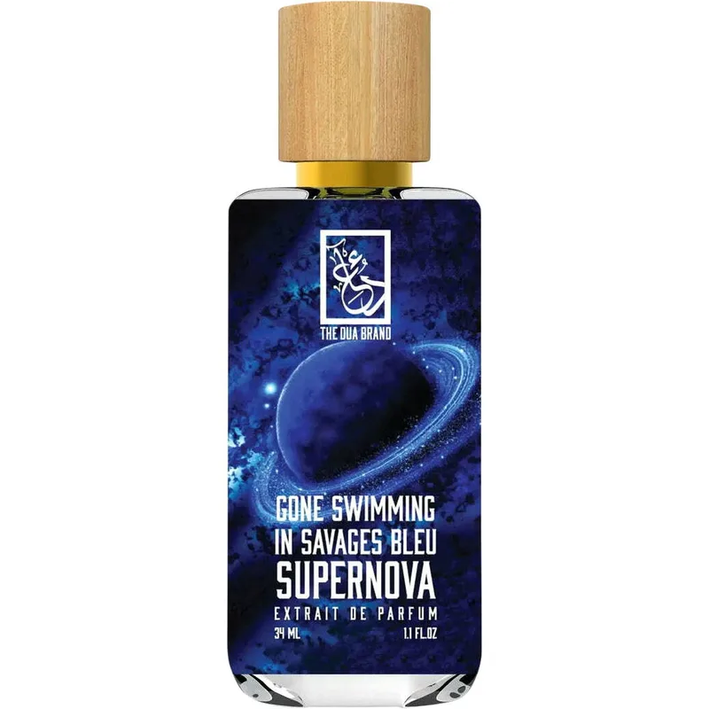 The Dua Brand Gone Swimming In Savages Bleu Supernova parfüm şişesi