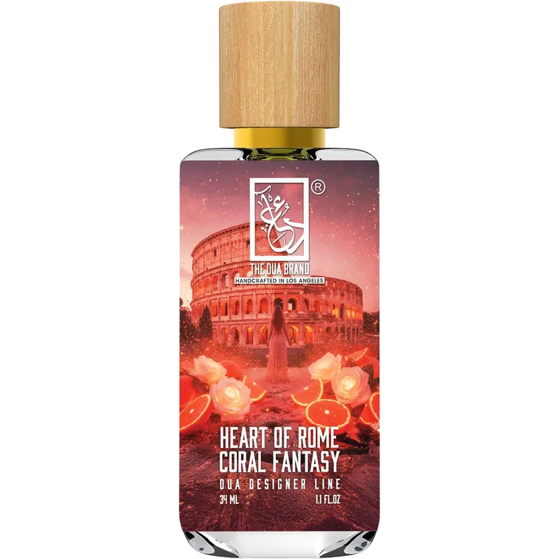 The Dua Brand Heart Of Rome Coral Fantasy parfüm şişesi