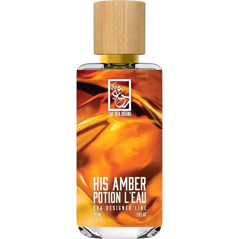 The Dua Brand His Amber Potion L'eau parfüm şişesi