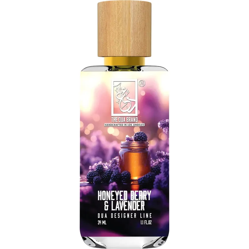 The Dua Brand Honeyed Berry & Lavender parfüm şişesi