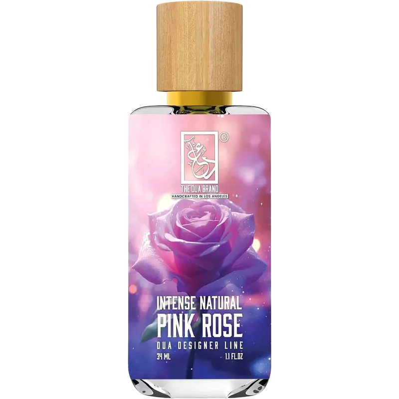 The Dua Brand Intense Natural Pink Rose parfüm şişesi