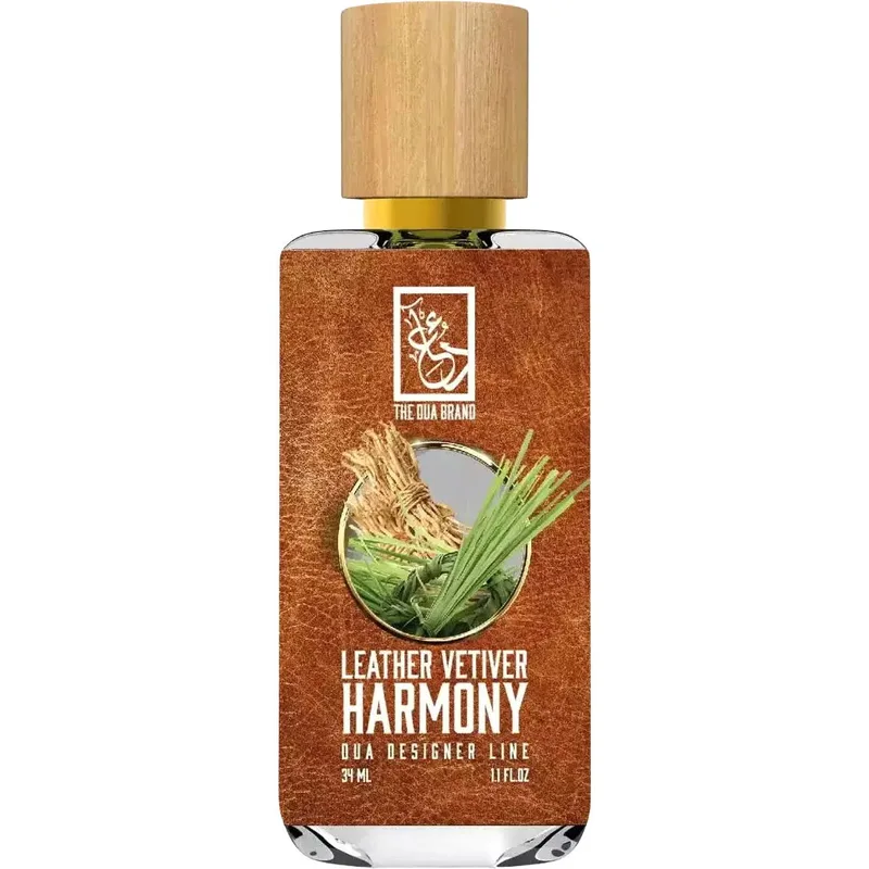 The Dua Brand Leather Vetiver Harmony parfüm şişesi